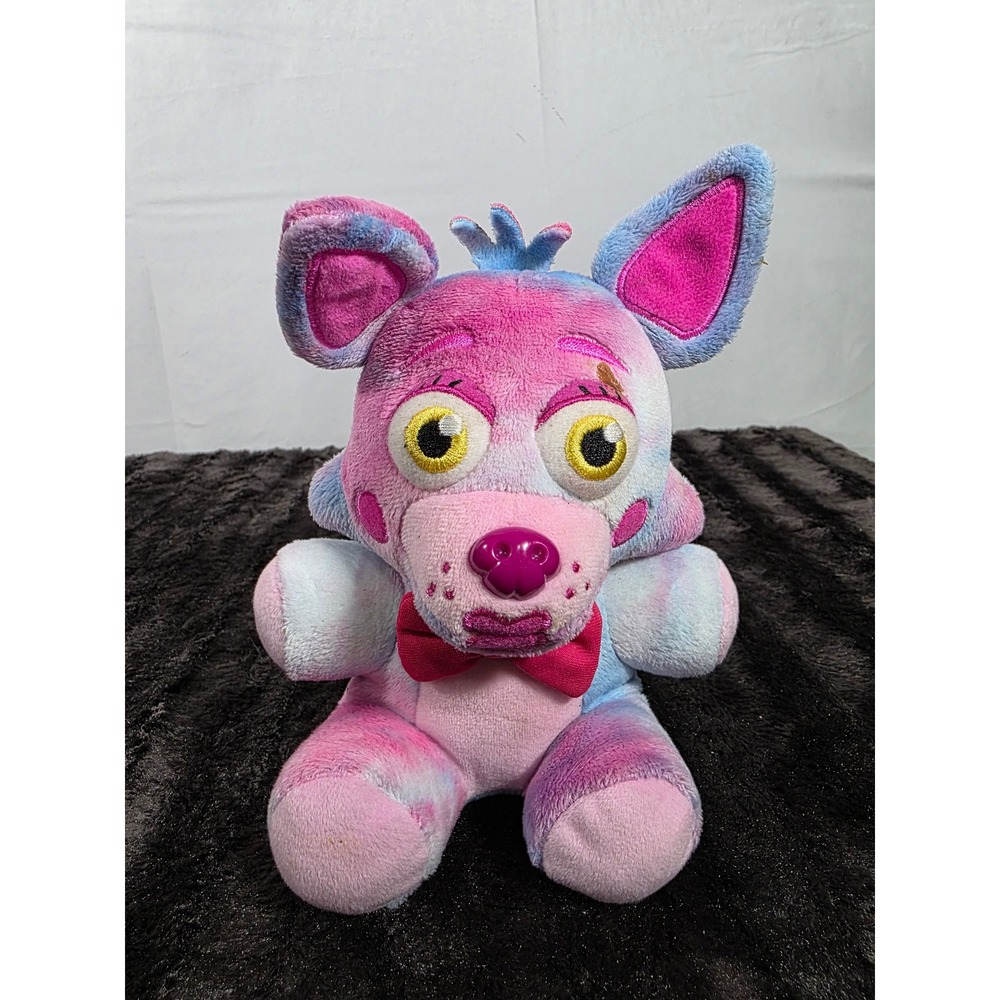 Funko Five Nights at Freddy's Funtime Foxy Plush Pink Blue Tie Dye FNAF